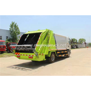 Dongfeng single bridge 14cbm compression garbage truck